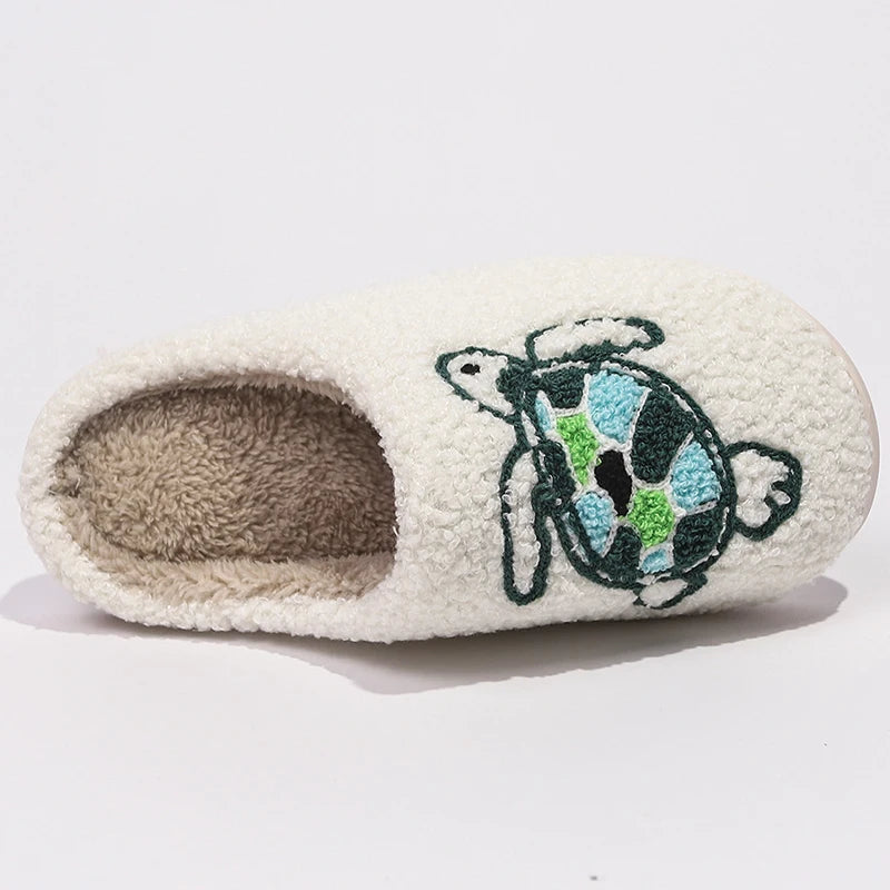 Pantoufles Tortues Douces & Chaudes